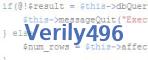 verification code